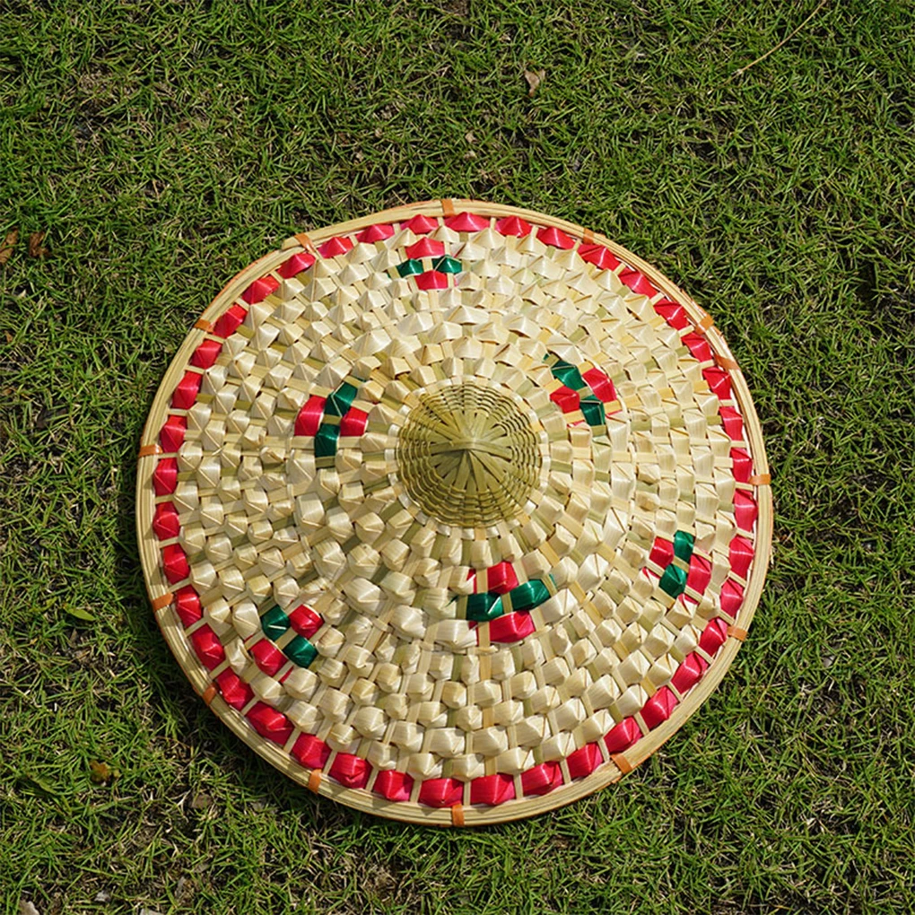 Portable Bamboo Hat Traditional Bamboo Hat Lightweight Hat For Comfortable Wear Bamboo Hat Asian Hat Chinese Hat