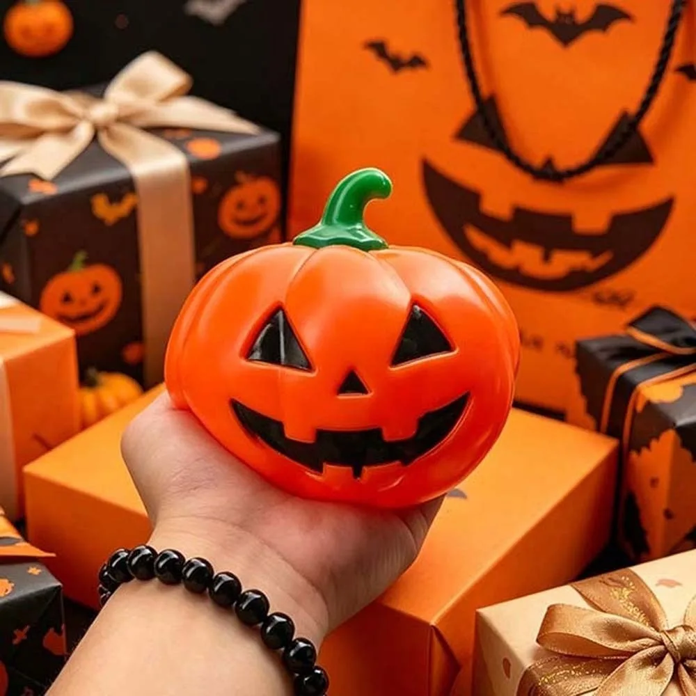 Slow Rising Pumpkin Squeeze Lightweight Bright Orange Slow Rising Squishy Creative Design Smooth Surface Relaxing Soft TPR