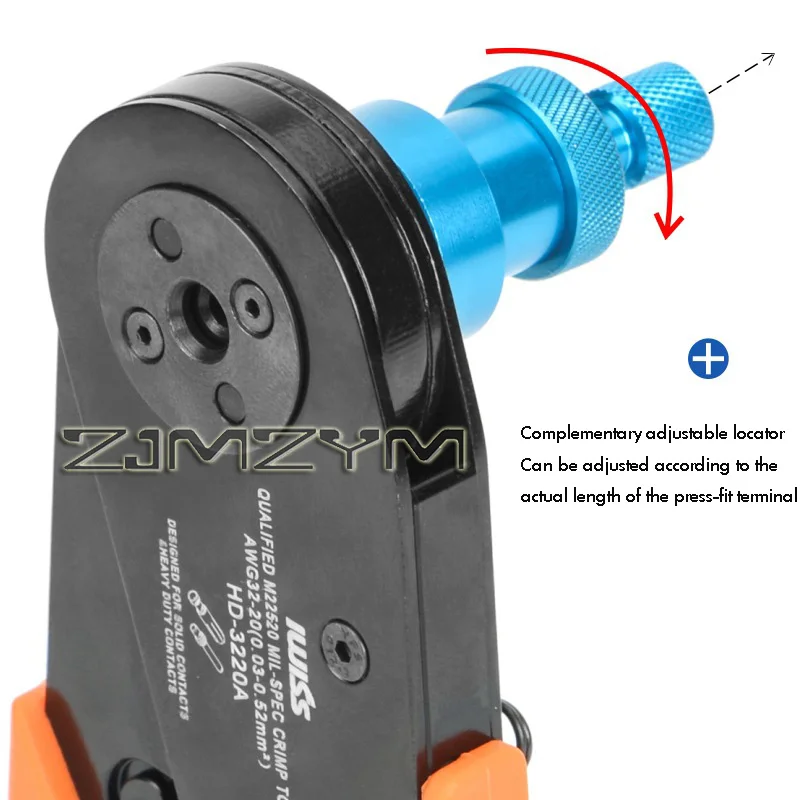Heavy-duty Connector Pin Crimping Pliers HD-3220A Hand Crimping Plier Aviation Pin Wire Crimper Adjustable Crimper Tools
