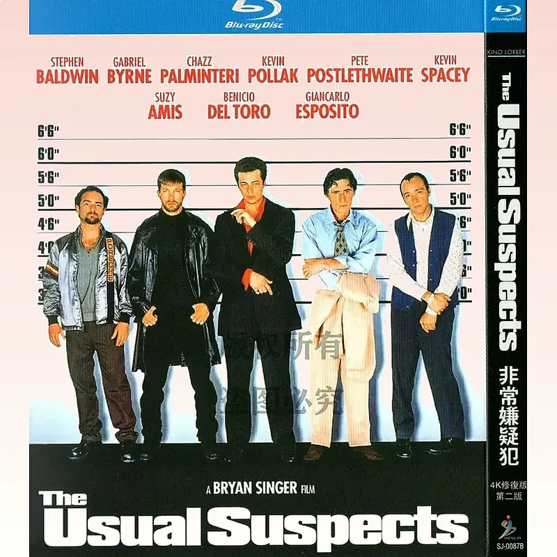 Blu-ray BD Suspense Thriller Crime Movie Very Suspect 1080p High Definition 1 Disc