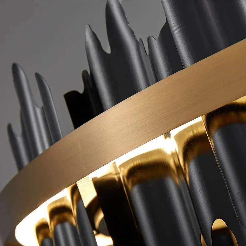 

Modern Led Chandelier Round Hanging Lamp Luxury Home Decoration Light Fixtures For Living Room Dining Room Bedroom