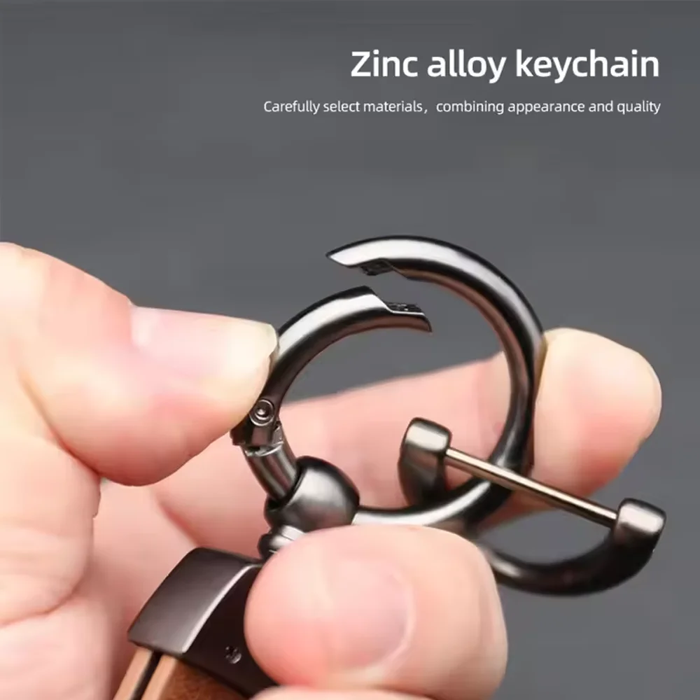 High-Grade Leather Motorcycle Keychain Holder Keyring Accessories For BMW S1000RR S 1000RR 2017 2020 2021 2022 view 2
