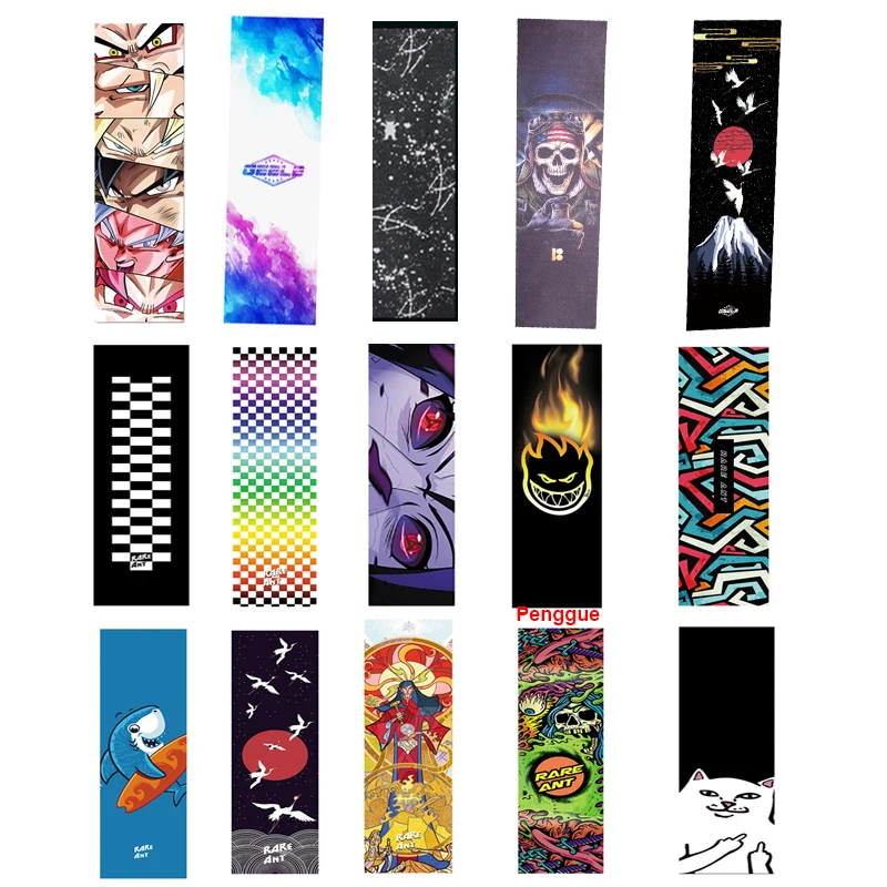 33*9Inch Skateboard Sandpaper Double Rocker Sandpaper Skate Board Deck Sticker Sandpaper Electric Skateboard Griptaper Longboard