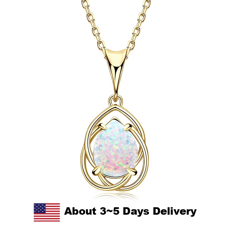 

Plated 14K Gold Hollow Pendant Necklace 925 Sterling Silver Chain Waterdrop Pendant For Women Fashion Anniversary Jewelry Gift