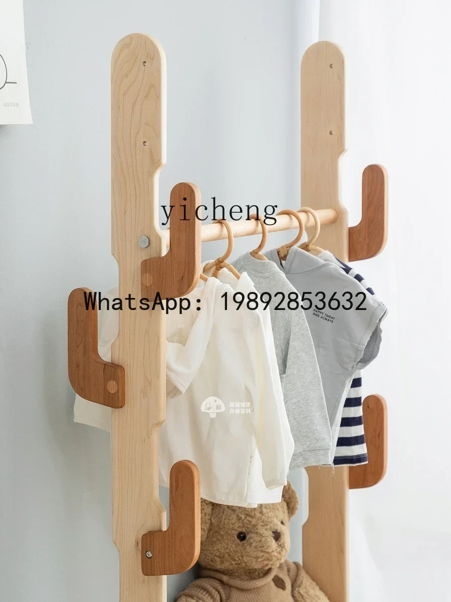 رف معطف الصبار AG لتخزين الأرضية الصلبة رف الملابس العمودي المتكامل