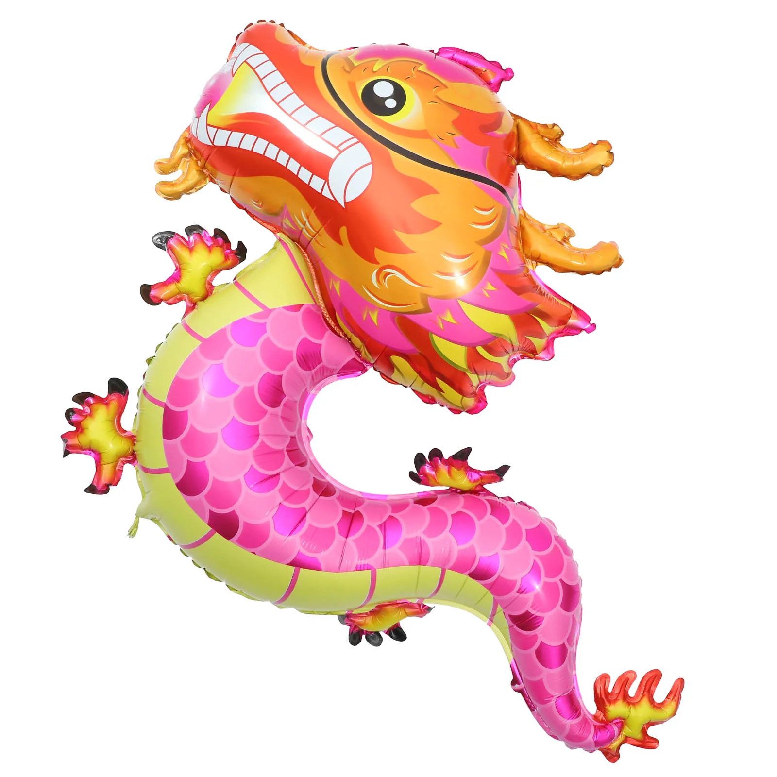 

5 Pcs Dragon Balloon Birthday Party Balloons Chinese New Year Statue 2024 Large Decor