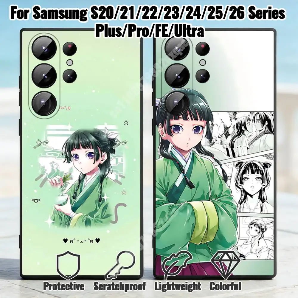 Maomao A-Apothecary D-Diaries Phone Case for Samsung Galaxy S30 26 25 Ultra Plus S24 23 22 FE Lite S21 20 TPU Cover