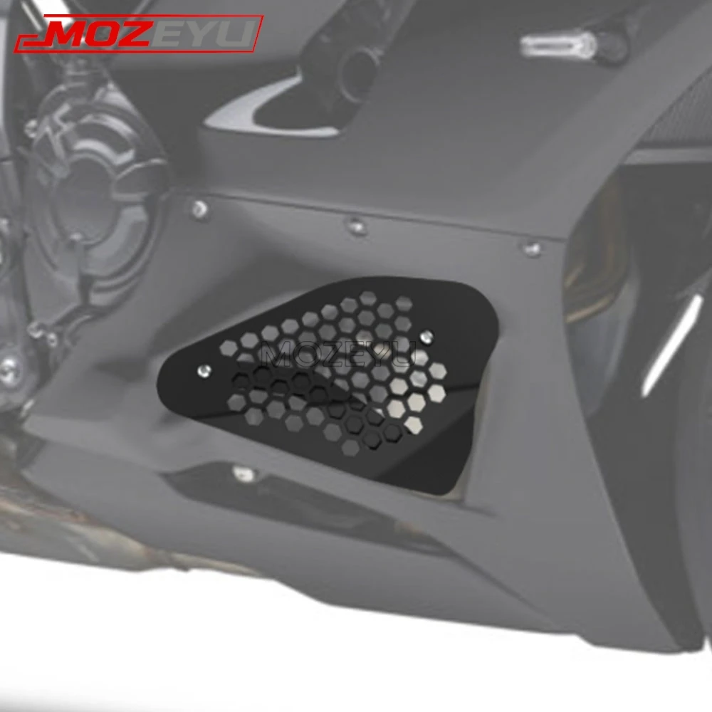 2025 MOZEYU For YAMAHA YZF-R7 2021~2024 2022 2023 YZFR7 Muffler Protector Cover Shield YZF R7 Exhaust Pipe Guards Protection
