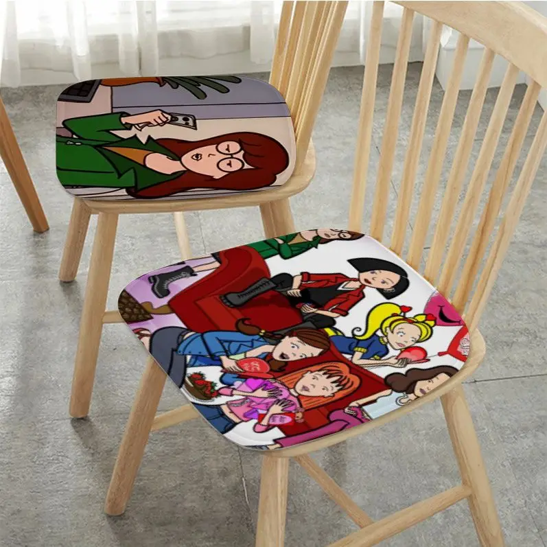 Anime D-DariaS Cushion Mat Creative Fabric Cushion Non-slip Living Room Sofa Decor Students Stool Tatami Office Chair Mat