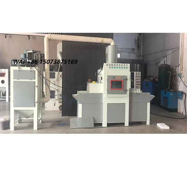 China Simple Automatic Sand Blasting Machine for Cleaning Metal