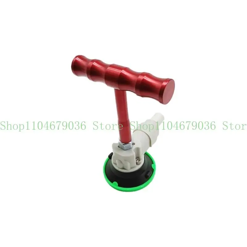 

652F Suction Cup Puller for Dents Repair on Various Surfaces Featuring Red T Handle in Automotive Body Work