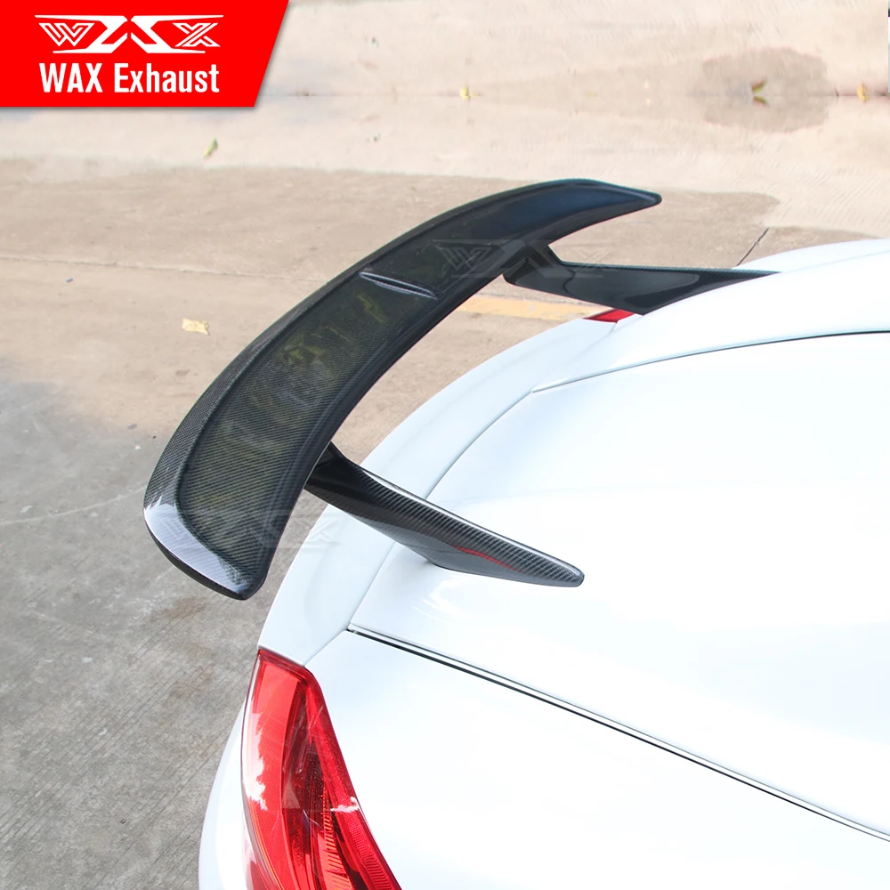 Carbon Rear Wing Spoiler Car Exhaust Muffler Pipe Decorative Cover Stickers For Boxster 987 981 718 Car Accessories