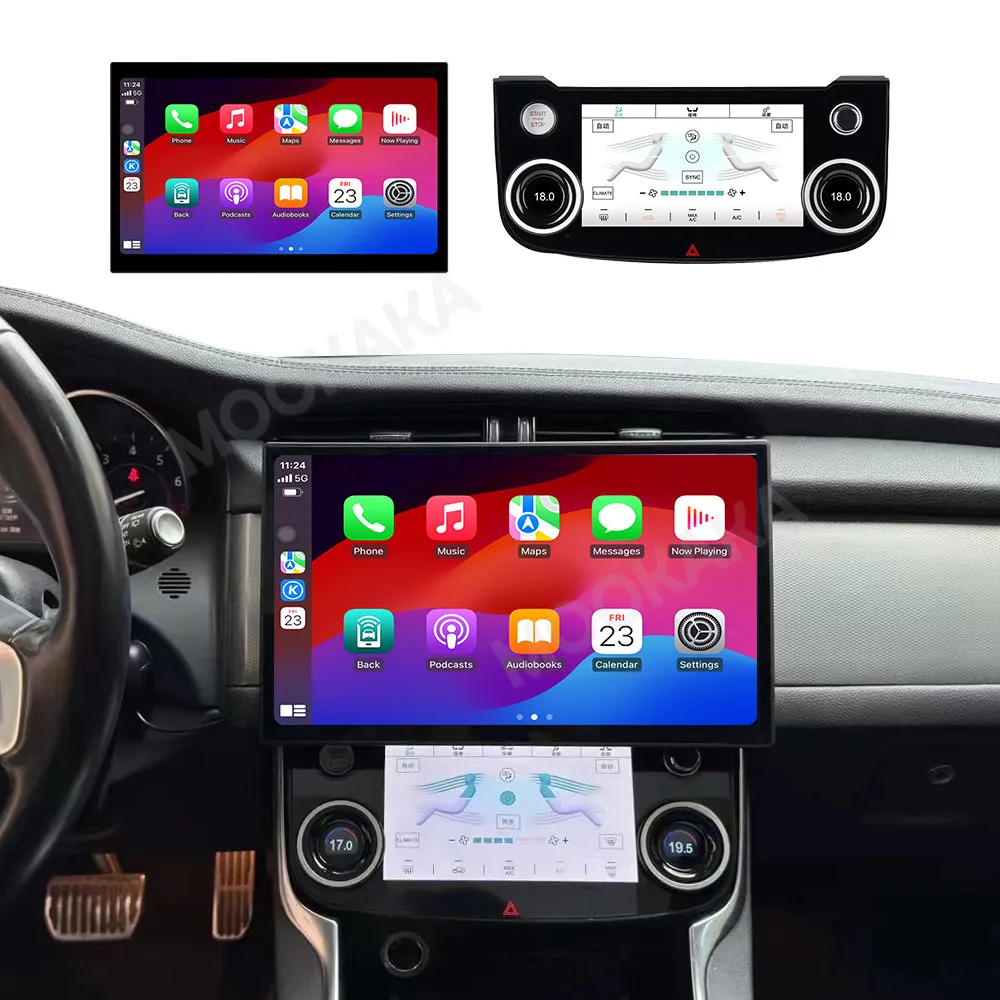 

13.3" Qualcomm Car Multimedia Player Android Screen For Jaguar XF 2015~2019 AC Panel Car Radio GPS Navi CarPlay Auto Head Unit