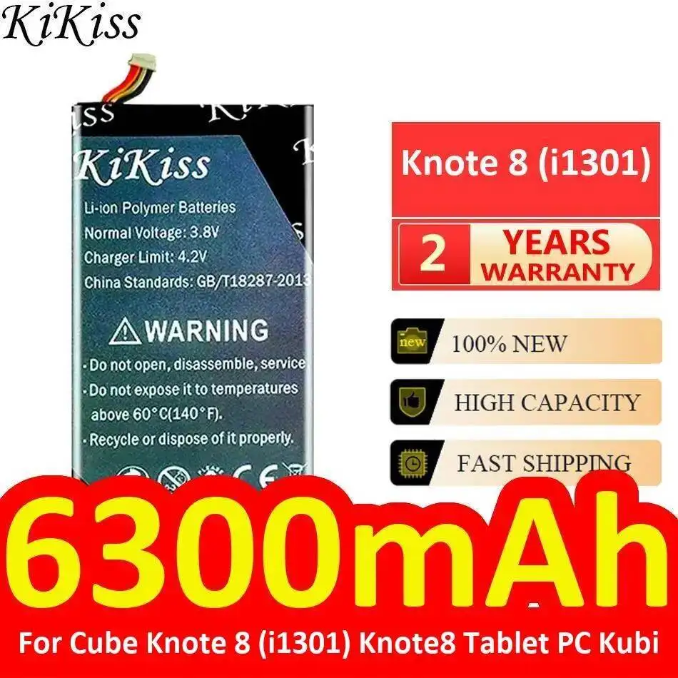 

For Alldocube Cube Knote 8 I1301 Knote8 Tablet PC Laptop Battery 6300Mah Safe Long-Lasting