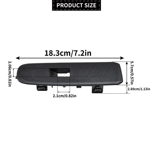 Imagen 2 del producto Para Peugeot Partner Rifter Mk4 K9 Citroen Berlingo RHD nuevo marco de interruptor de botón de ventana delantera izquierda ABS 98167918ZD accesorios de coche