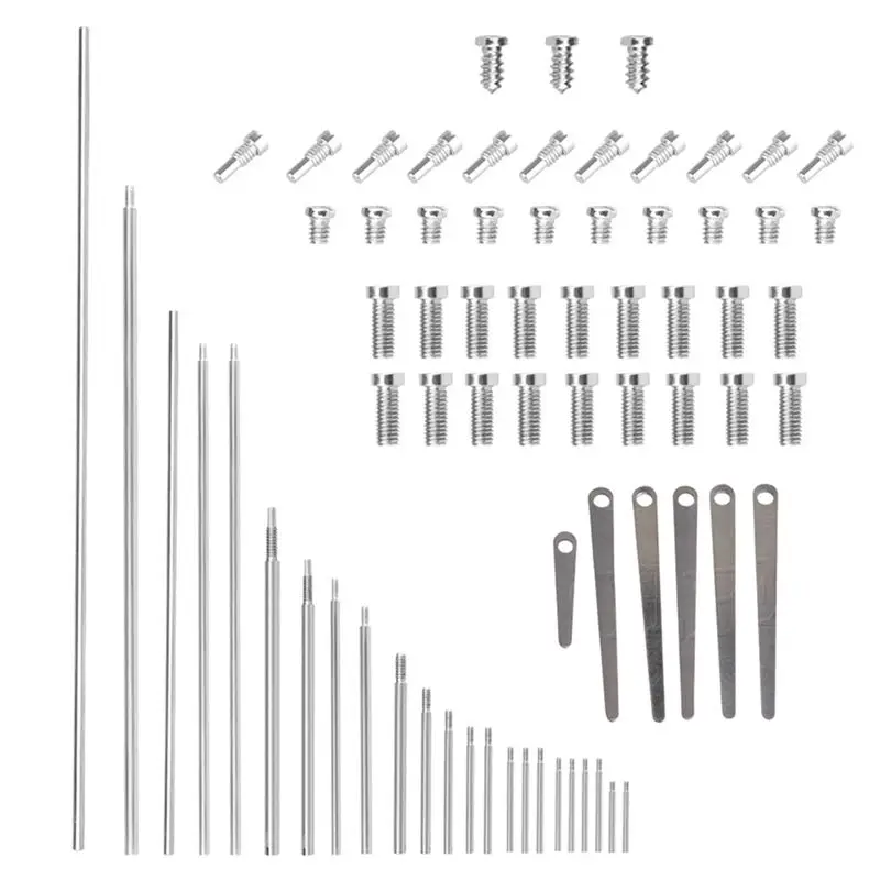 AA67-Oboe Replacement Parts 71Pcs Oboe Repair Tool Sets Threaded Rod Screws Woodwind Accessories Maintenance Parts
