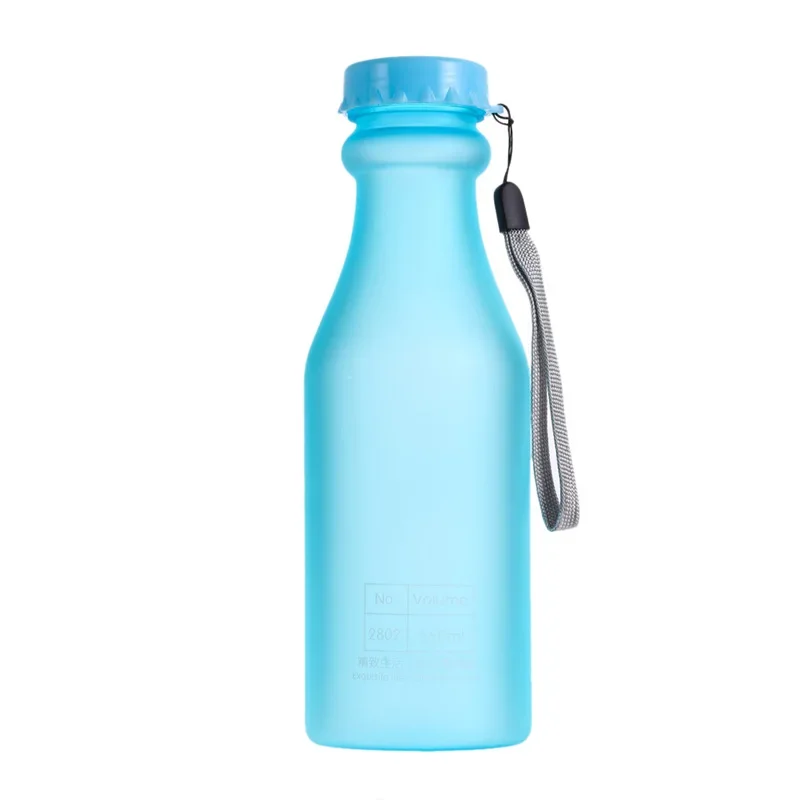 New PBA Free Portable Leak-proof Bike Sports Unbreakable 550ml Plastic Water Bottle Drop Shipping