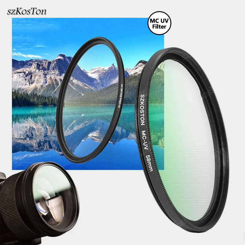 37 40,5 43 46 49 52 55 58 62 67 72 77 82mm Objektiv UV Digitalfilter Objektivschutz für Canon Nikon Sony DSLR SLR Kamera