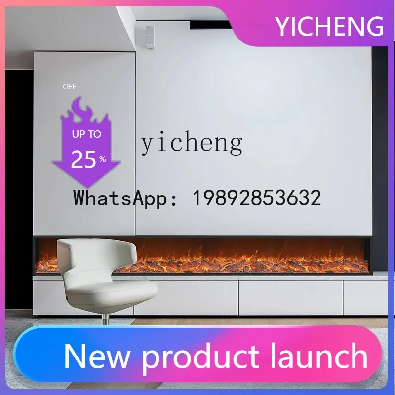 X2  High-End Electronic Fireplace Core Simulated Flame Living Room Decoration TV Cabinet Corner Villa Home Use