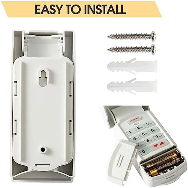 2026 B-est Garage Door Opener Wireless Keyless Keyboard Overhead Intelli Opener Entry Keyboard 37332R -BX -BX -R BacklitGWKP