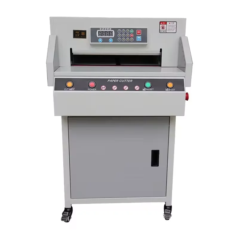 Electric Paper Cutter Machine A3 A4 Guillotine Automatic Paper Trimmer for Paper Processing Machinery