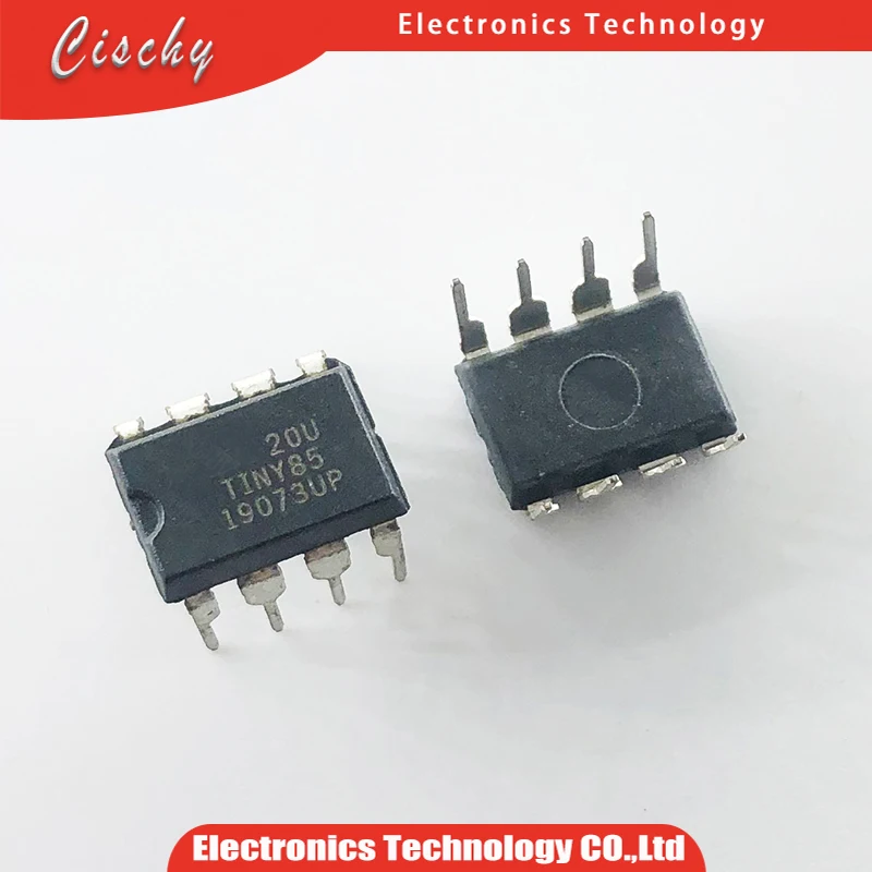 2pcs/lot ATTINY85-20PU ATTINY85-20 ATTINY85 85-20PU ATTINY45-20PU ATTINY45 45-20PU DIP-8 In Stock