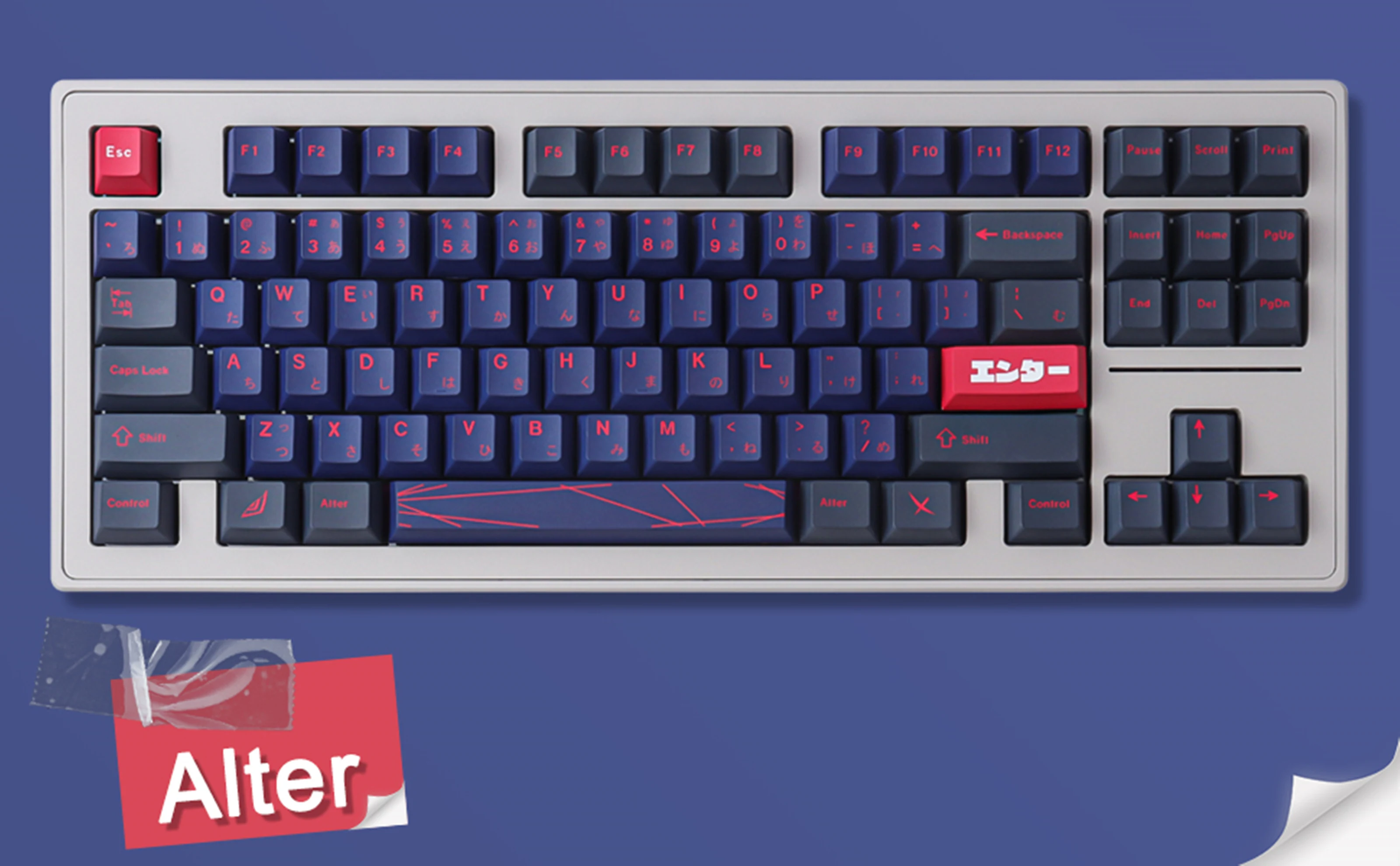 

GMK Alter R2 Keycap, 134 Keys PBT Keycaps Cherry Profile DYE-SUB Personalized GMK Keycaps For Mechanical Keyboard