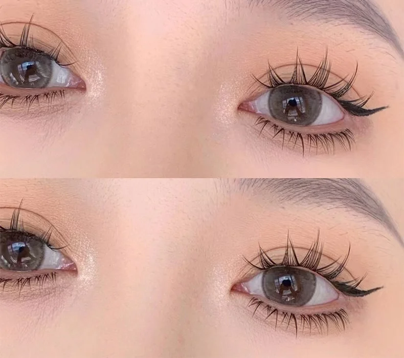DINGSEN 10 Paar Koreanische Manga-Wimpern Natürliche Falsche Wimpern Großhandel Wiederverwendbare Make-up-Wimpern für Frauen 3D Natürliche Wimpern – Detail 2