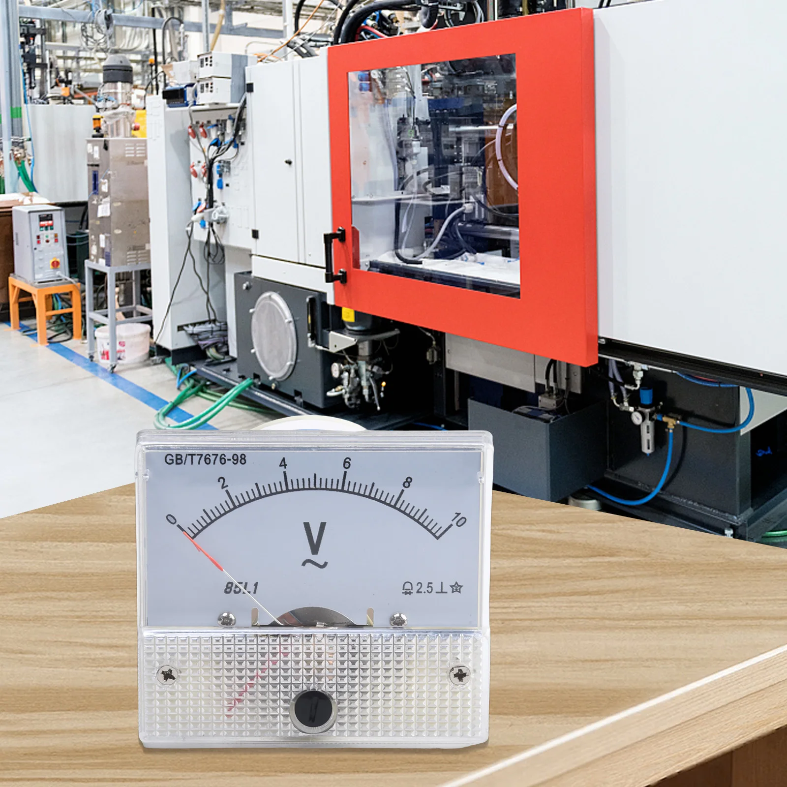 

Аналоговый вольтметр 85L1-V с указателем, панельный измеритель напряжения, высокочувствительный, быстрый и точный.