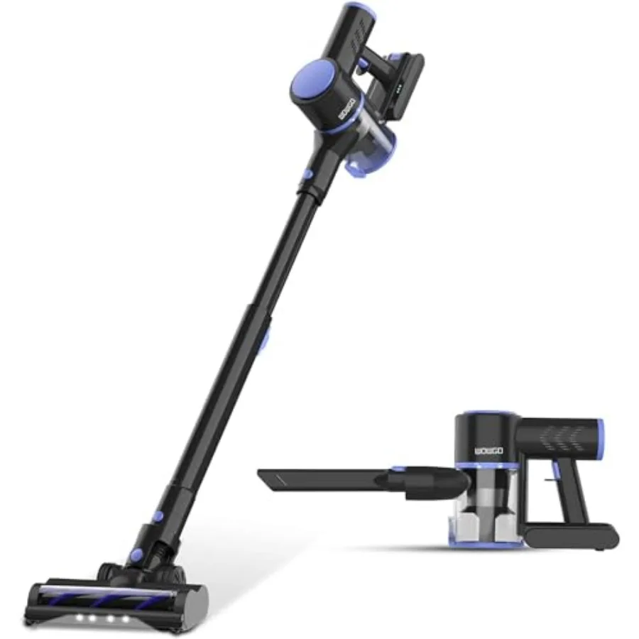 

Cordless Vacuum Cleaner 4-in-1 Vacuum Cleaners for Home Handheld Vacuum Cleaner with 40 mins Runtime Stick Vacuum for Apartment