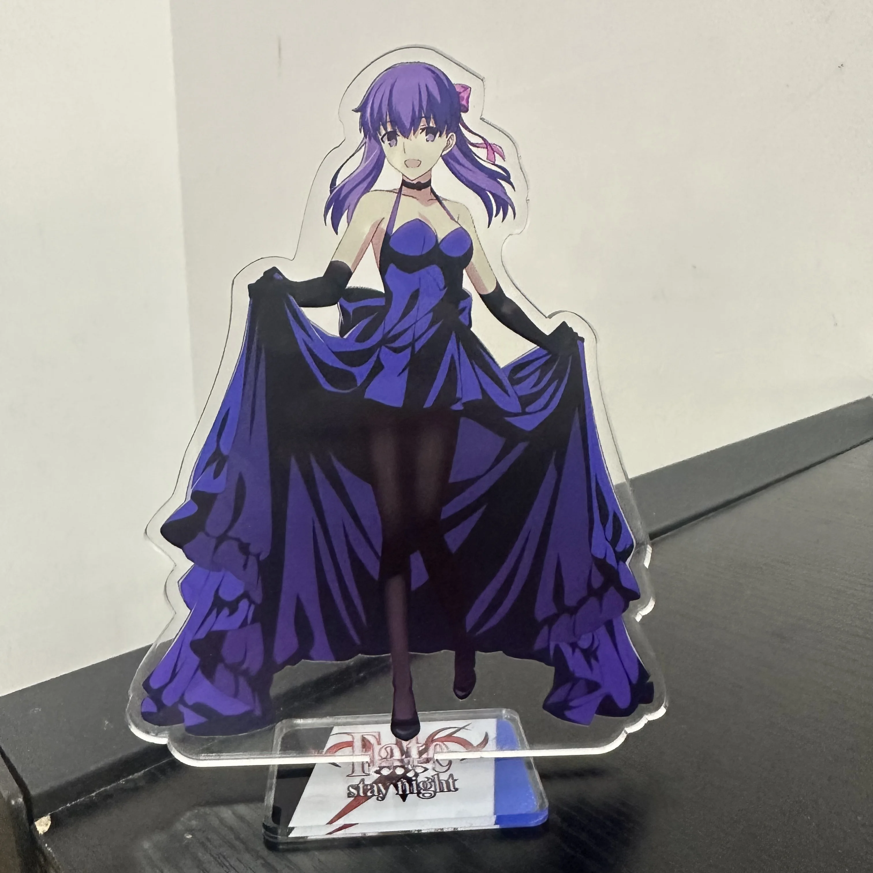 Hot Game Fate Stay Night Figures Acher Gilgamesh Altria Pendragon Cosplay Acrylic Stand Model Plate Desk Decor Standing Sign