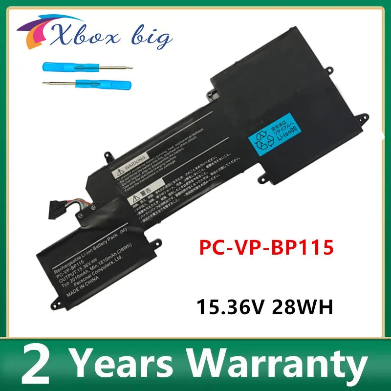 

15.36V 28Wh 1810mAh PC-VP-BP115 PC-VP-BP116 Laptop Battery For NEC 4ICP4/48/76 4ICP4/48/78