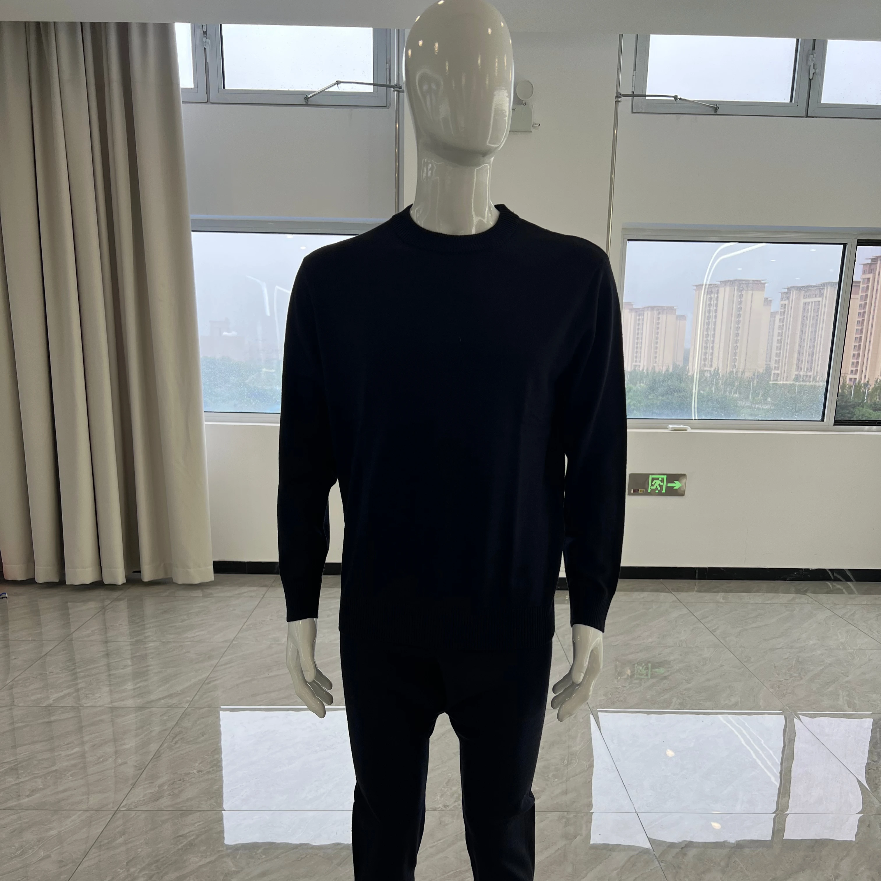 

НОВЫЙ шерстяной свитер для мужчин, вязание из 100% шерсти