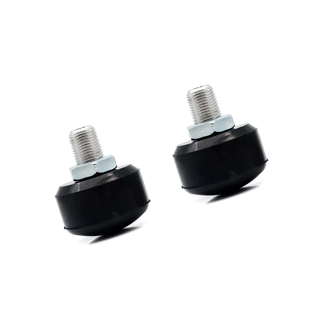 2pcs Roller Skates Toe Stops Spare Part Universal Inline Sport Accessory Stopper Rubber Block Brake Parts black