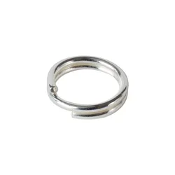 Solid 925 Sterling Silver Rings Double Loops, Split Jump Rings Jewelry DIY Components