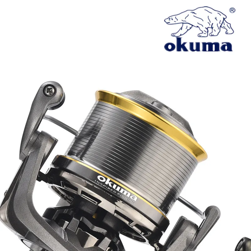 Okuma All Metal Wire Cup 4.8:1 Large Object Rotary Fishing Reel 25KG Strong Reel Saltwater Fresh Water Dragging 8000-14000