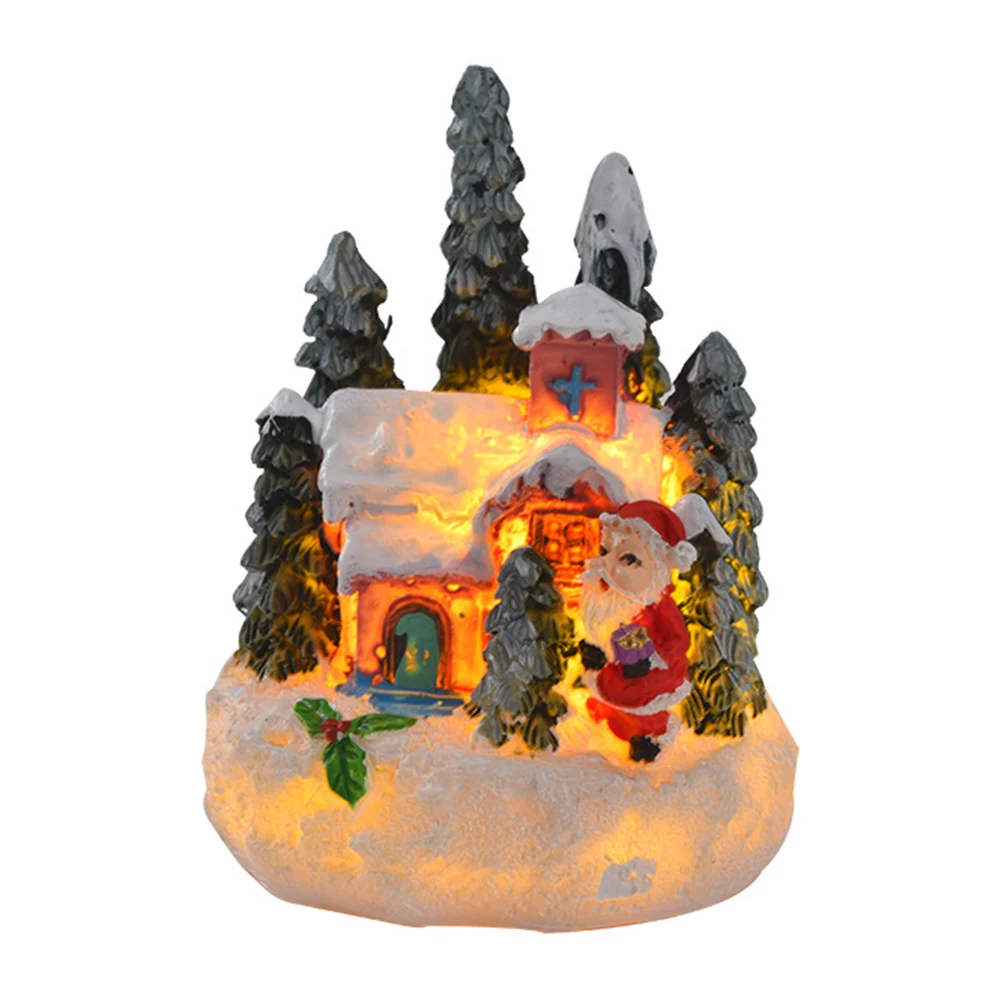 Festive Tabletop Decorations Christmas Ornaments Battery-powered Lights Exquisite Craftsmanship Indoor Display