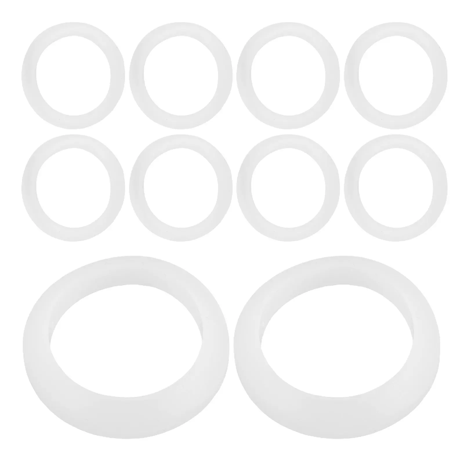 10Pcs Sausage Machine Gear Chain Kit Thickened Rubber Grease Separator Rings Hot Dog Accessories Barbecue Grill Tool Replacement