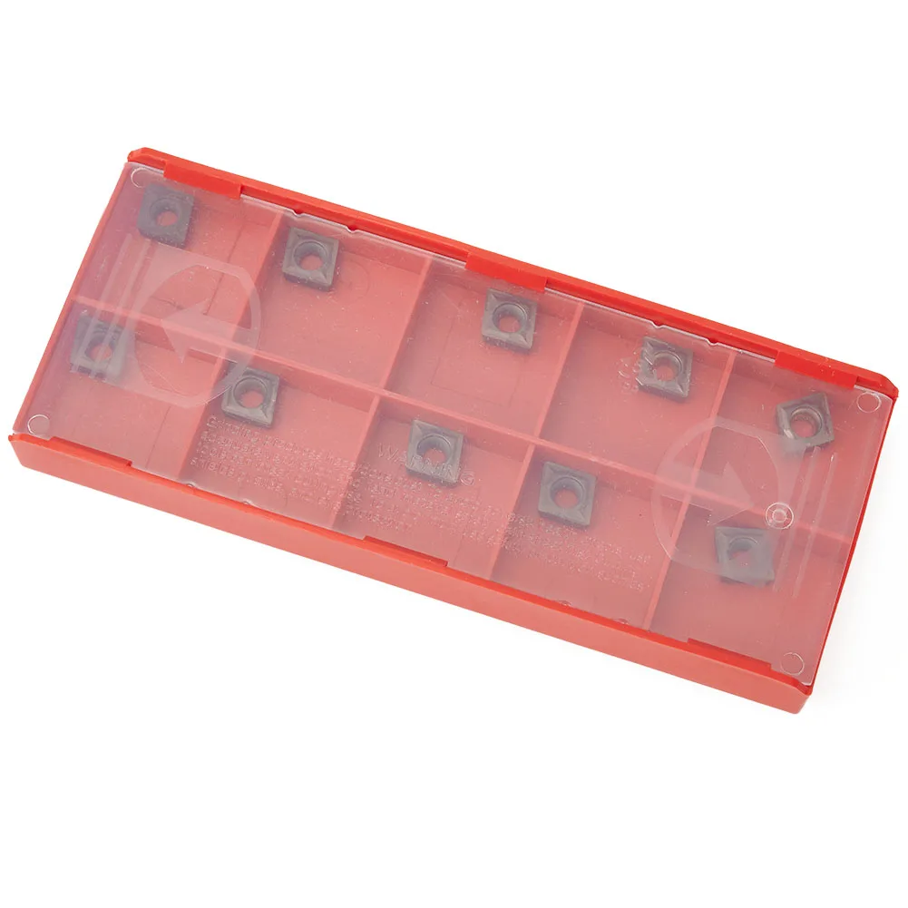 

Long lasting CCMT060204 Carbide Inserts, 10PCS Lathe Turning Inserts CCMT0602, Superior Performance for Steel Alloy Processing