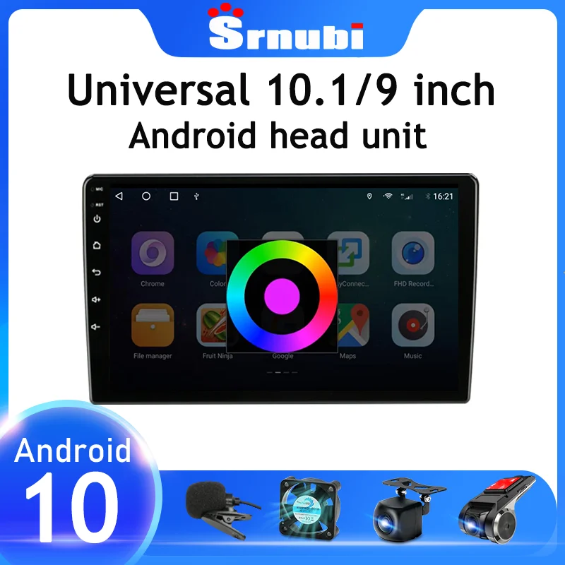 

Srnubi Android 10 2 din 9 10-дюймовый Carplay Авто Радио Мультимедийный Видеоплеер Навигация GPS Стерео Головное устройство Для Kia Toyota