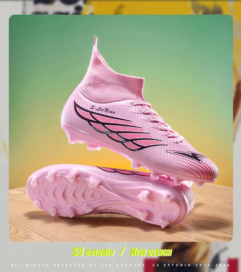 Professionelle Fußballschuhe Herren Fußballschuhe Society Fußballschuhe FG Ultraleichte Trainings-Fußballschuhe Outdoor-Sportschuhe – Detail 20