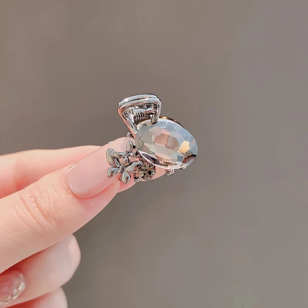 

Super Fairy Rhinestone Butterfly Mini Hair Claws Women Girls Forehead Bangs Side Hair Clips
