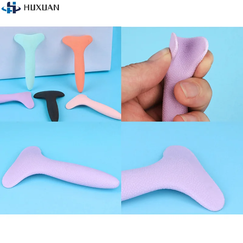 1PCS Mascara Schild Applikator Multifunktionale Silikon Pinsel Lash Stopper Eyeliner Augen Make-Up-Tool Für Wimpern Schallwand