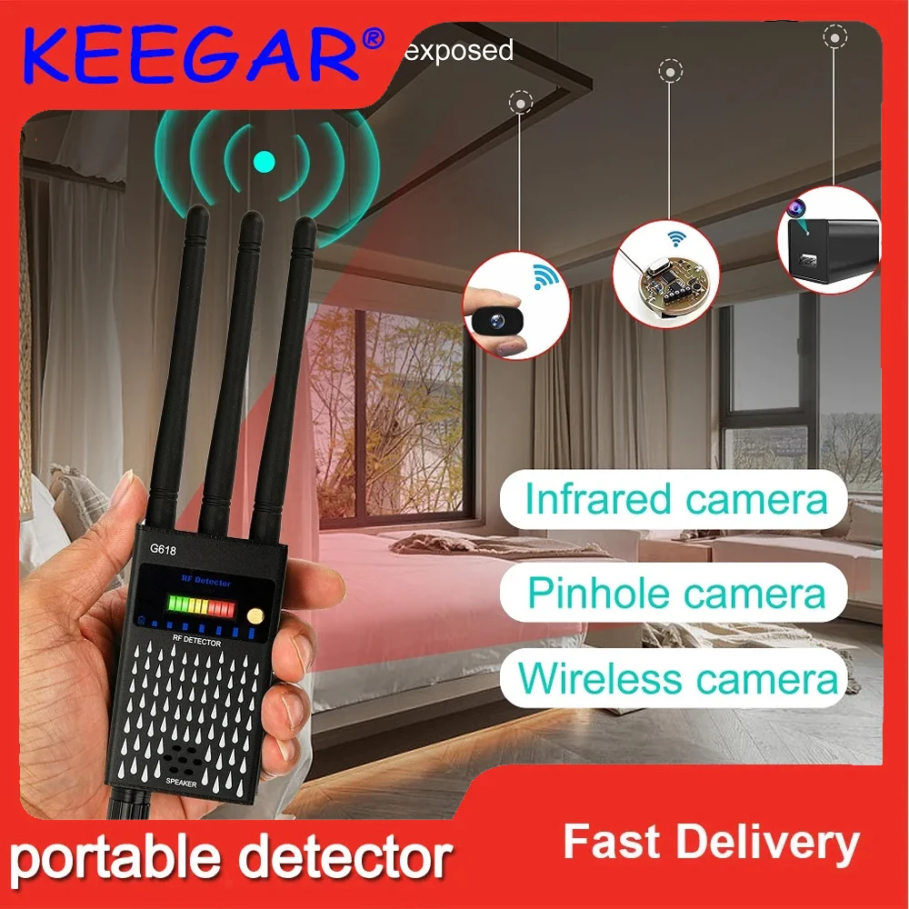 Multi-Function Wifi Camera Detector GSM Audio Bug GPS Signal RF Tracker Finder Products detector spy Gadgets wifi Device Detect