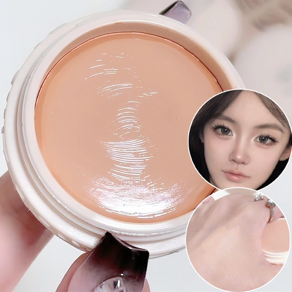 Corrector de alta cobertura de un solo Color, cubierta antiojeras, pecas, Base resistente al agua de larga duración, Base de crema BB, Maquillaje facial
