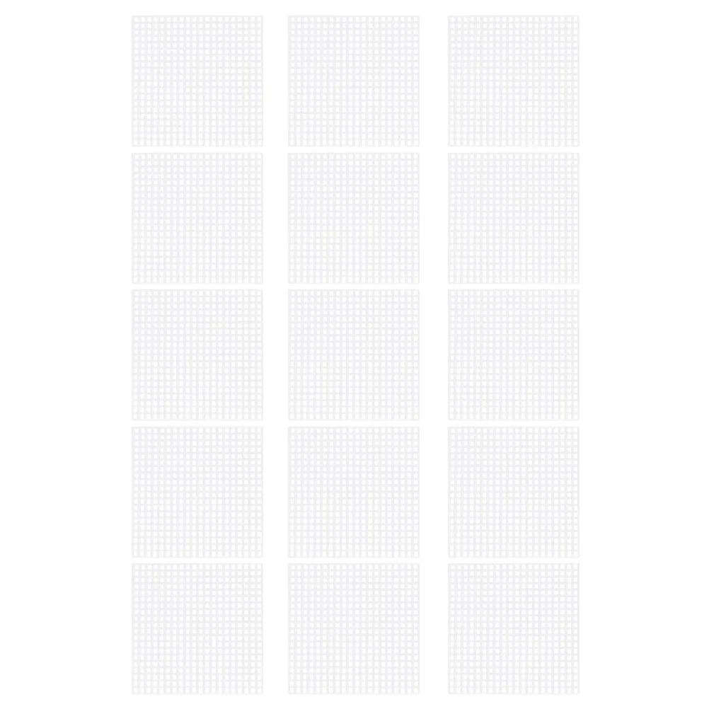 25 قطعة من الألواح البلاستيكية الشبكية قماش التطريز الفاخر DIY لمستلزمات الحرف اليدوية ذات الغرز المتقاطعة ورقة شبكية بلاستيكية