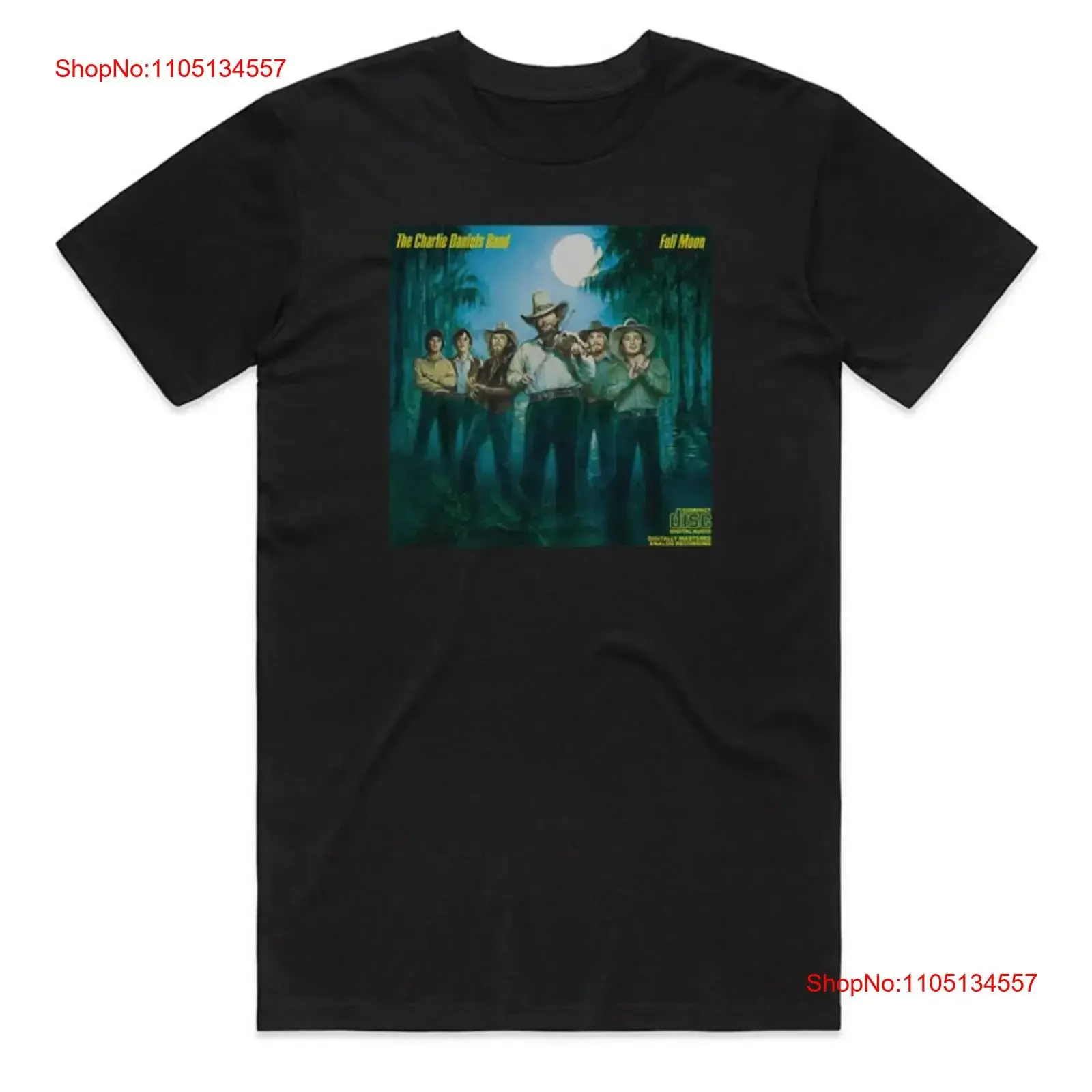The Charlie Daniels Band Full Moon Album Cover T shirt size S 5XL vintage Washed Breathable Top For Everyday Wear Soft graphic