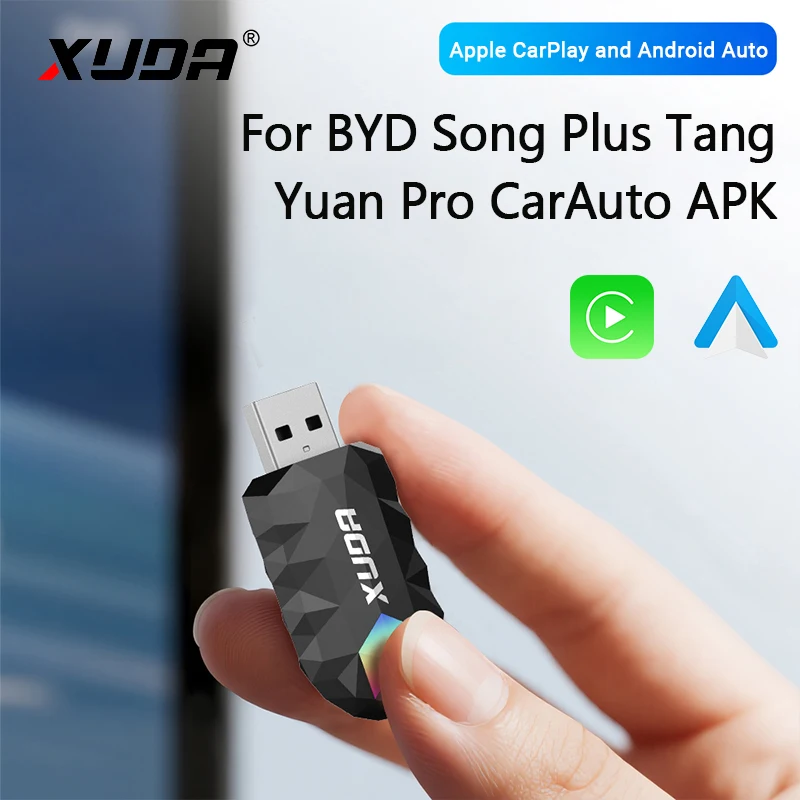 XUDA For BYD Song Plus Tang Yuan Pro CarAuto APK map of Google Spotify music multilingual Apple CarPlay Android Auto for version