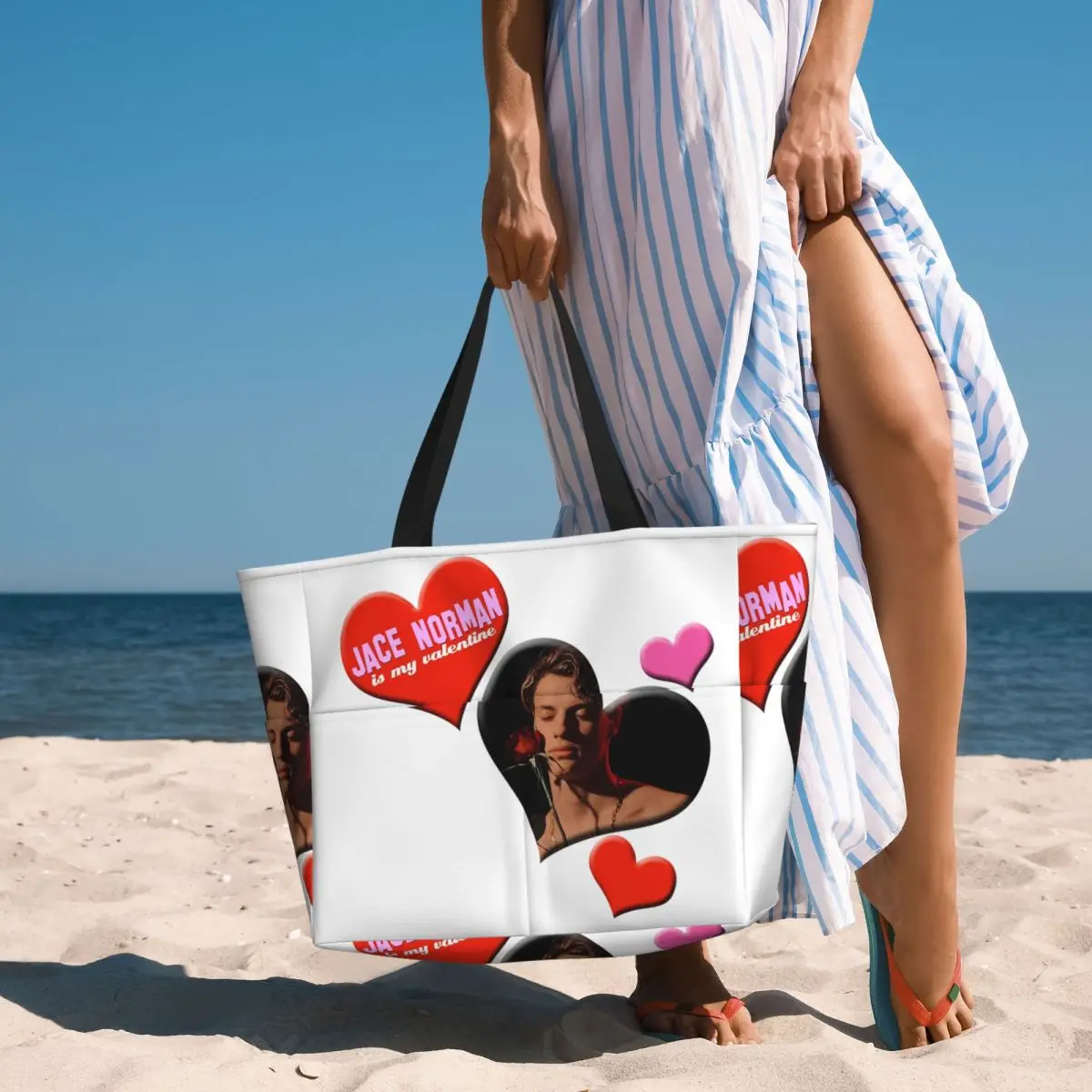 Jace Norman es mi San Valentín bolso de playa deporte gimnasio Yoga Duffle bolso de mano grande bolso de viaje para mujer bolso de Fitness