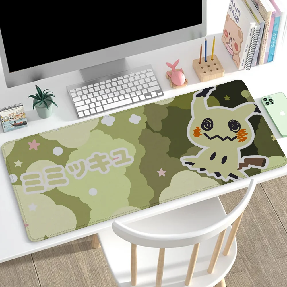 Pokemones Computer Mouse Pad Gamer Pc Cabinet Desk Mat Keyboard Mousepad Rgb Gaming Accessories Mats Xxl Anime Carpet Large Mice